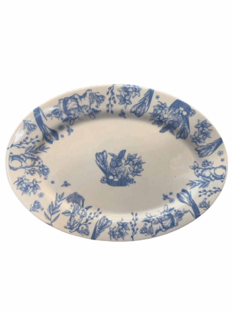 Travessa Melamina  Oval  Provencal