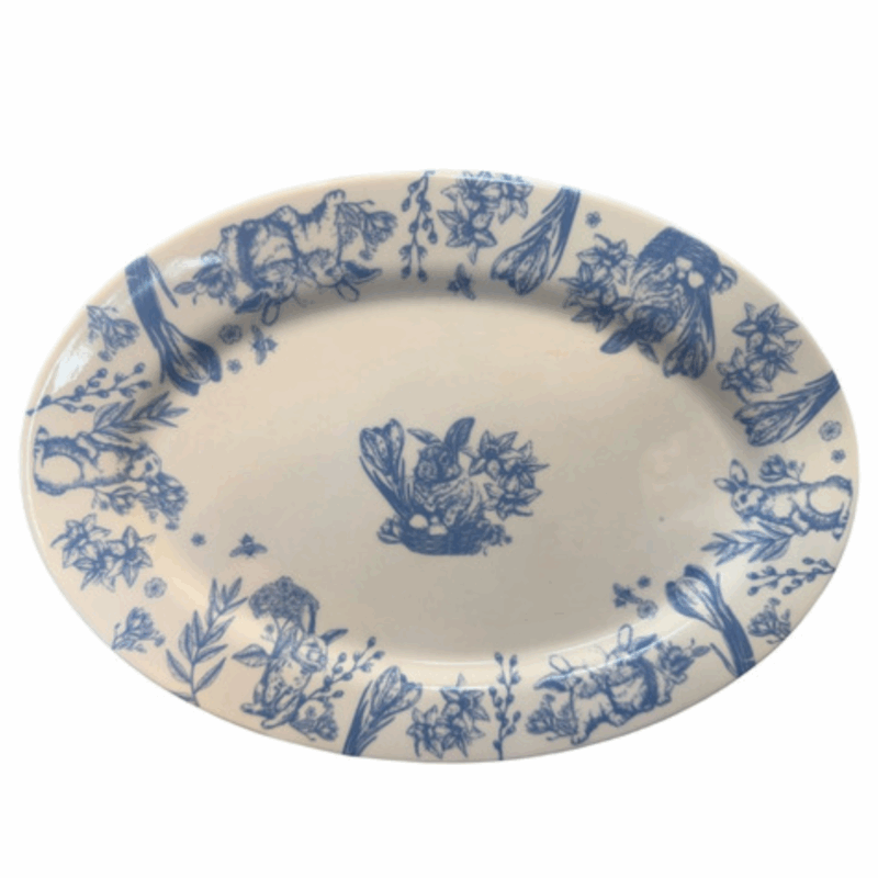 Travessa Melamina  Oval  Provencal