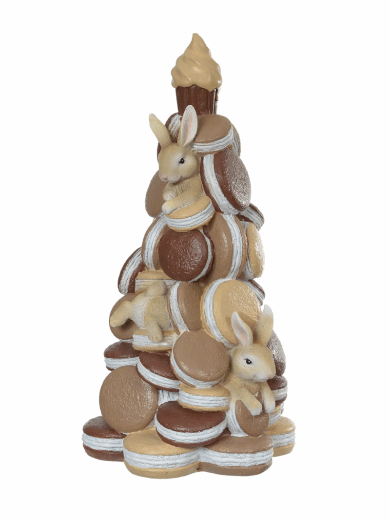 Resina Pácoa Arvore Macarons 36CM