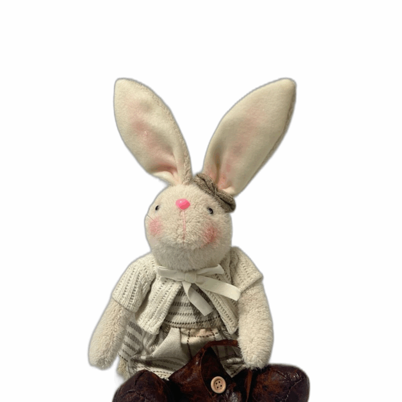 Pácoa Boneco Coelho  Femea Sentado 42CM