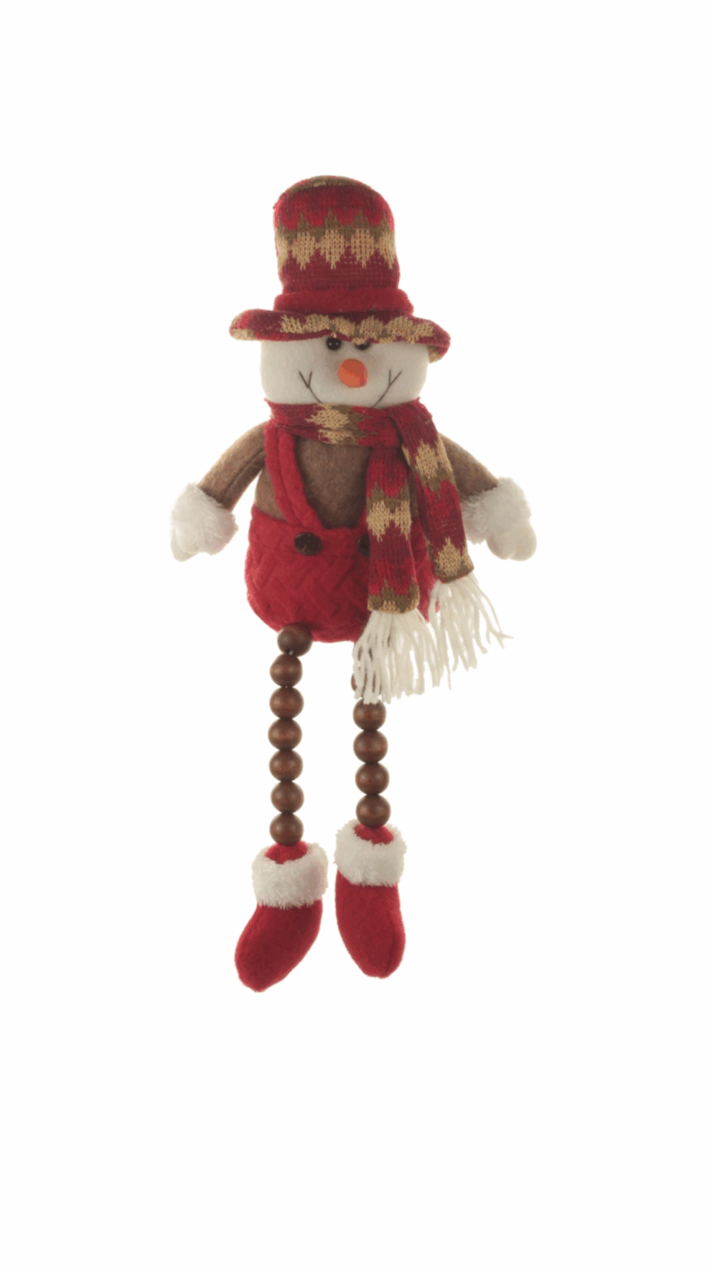 Boneco De Neve Natal  Sentado VRM 52CM