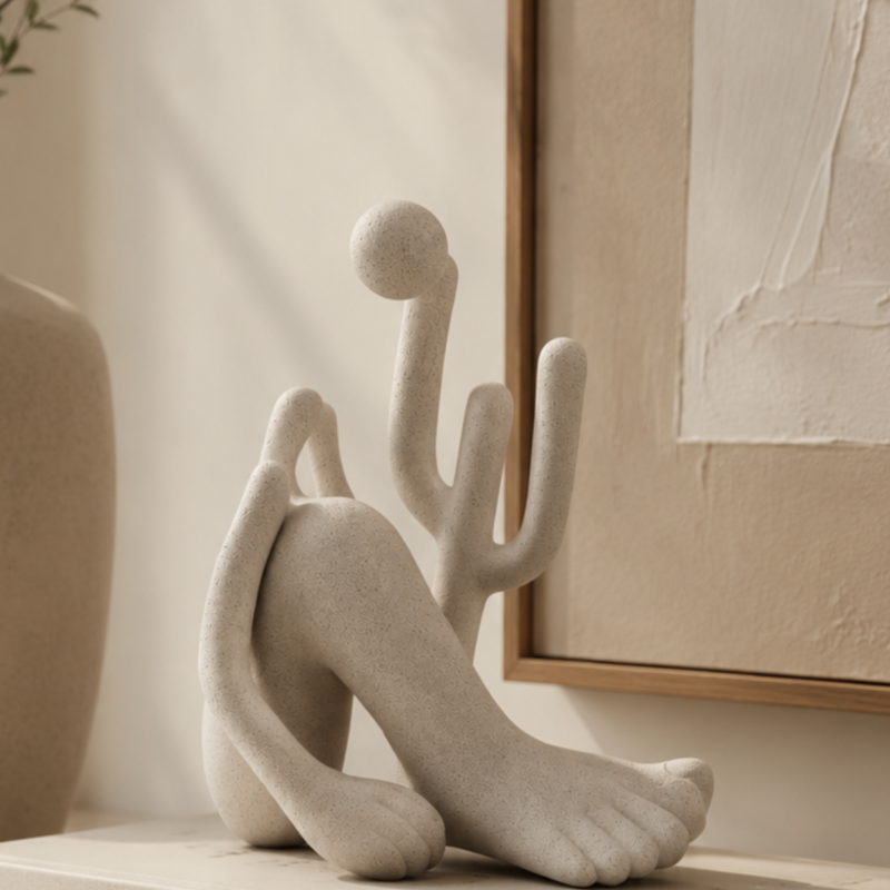 Escultura em poliresina Abapuru M
