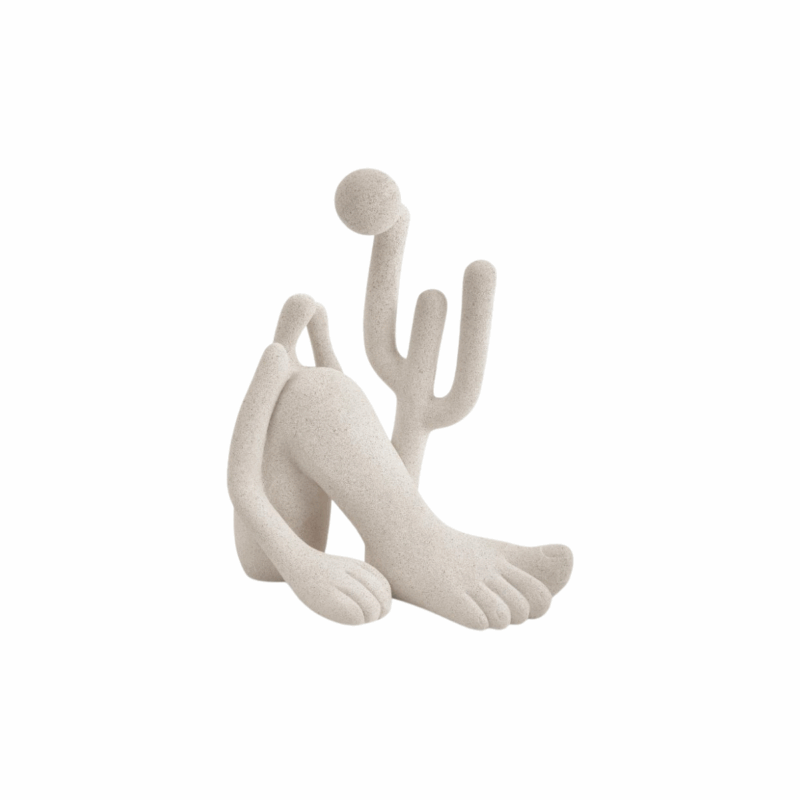 Escultura Em Poliresina Abapuru M