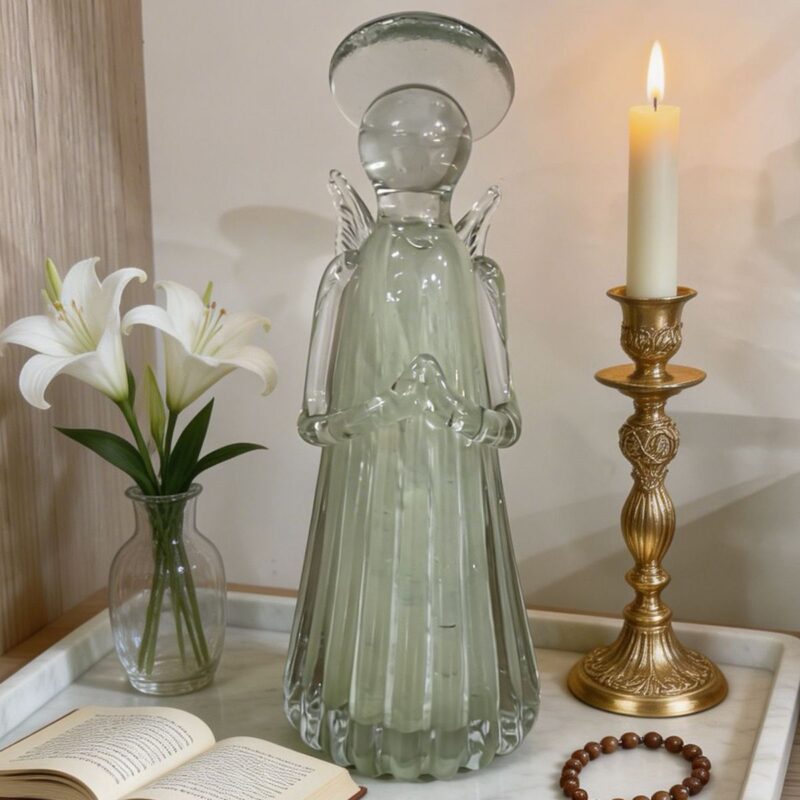 Anjo tipo murano vd 27x10cm