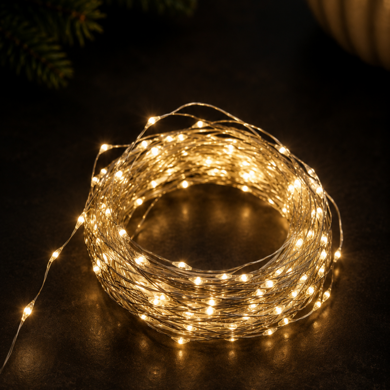 Fio de fada 100 leds 10m biv ext
